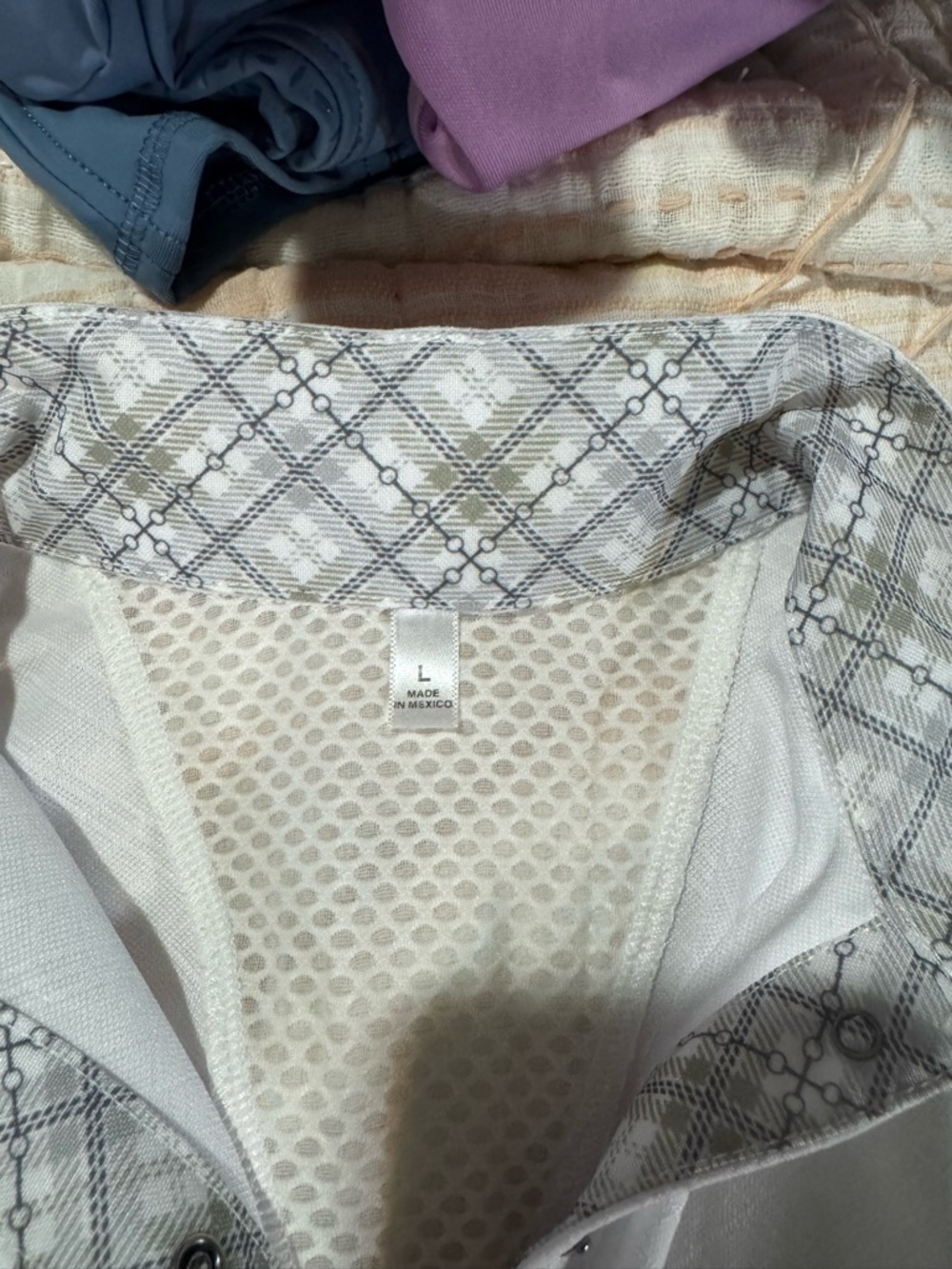 Kerrits kids White Long Sleeve show shirt - Picture 2 of 2